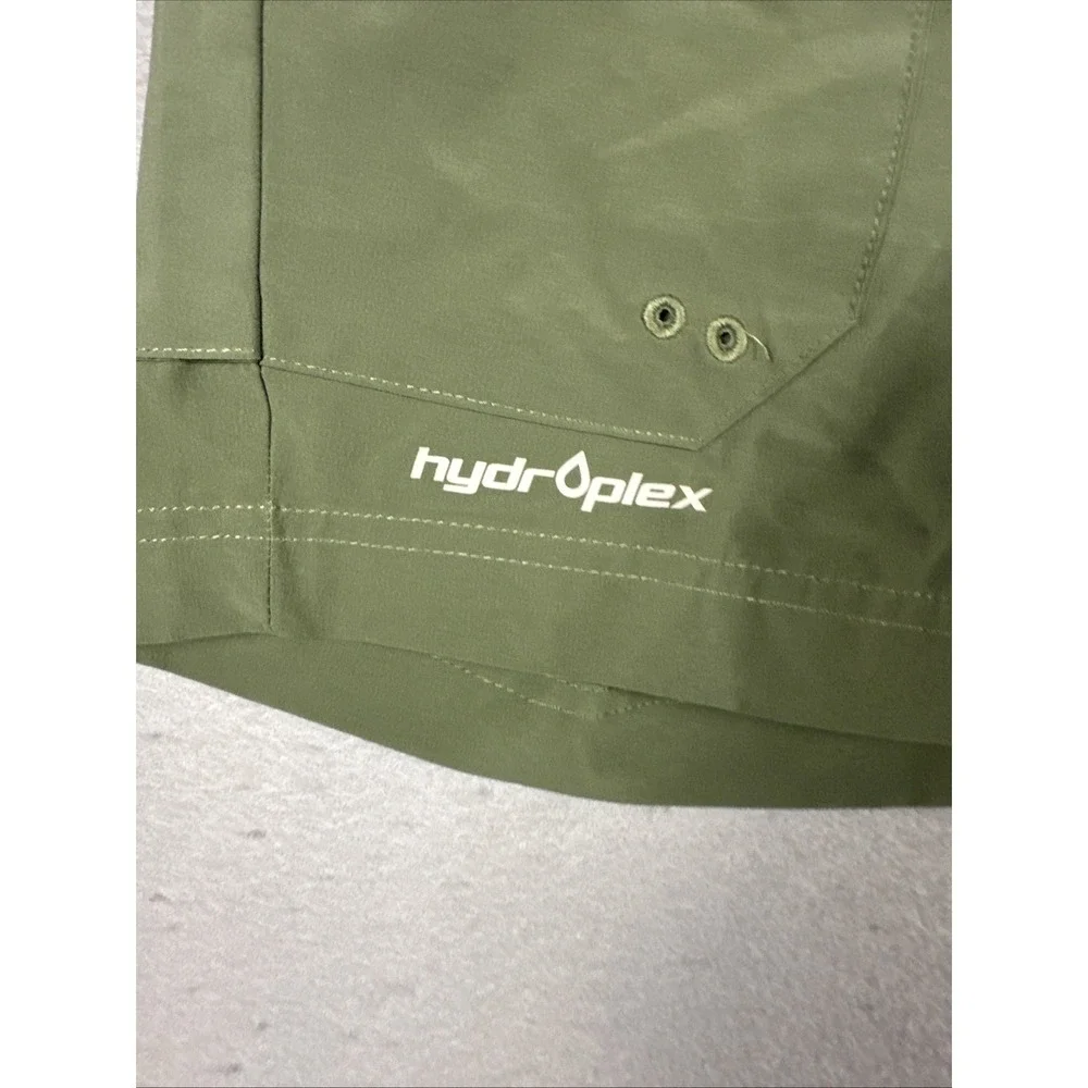 Mossy Oak Flex‎ Fishing Cargo Shorts Men's Small Olive green Hydroplex Cooling